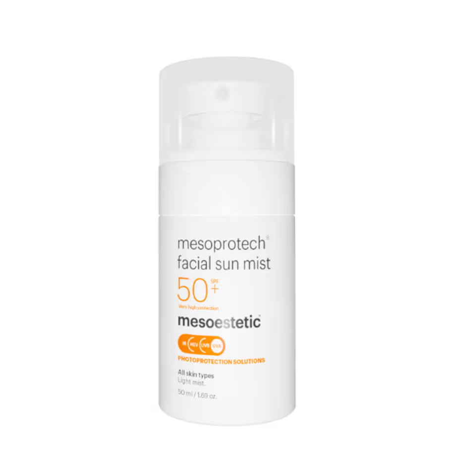 mesoprotech antiaging facial sun mist 50+ spf
