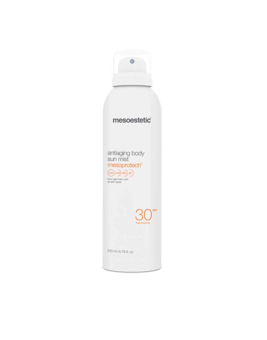 mesoprotech antiaging body sun mist 30+ spf